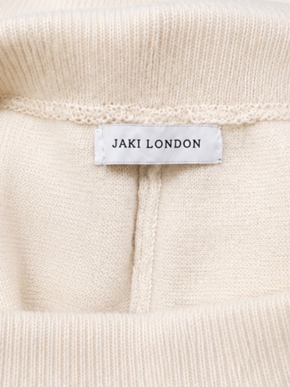 NWOT Jaki London Isla Cashmere Wool Blend Wide Leg Lounge Pants O/S - Picture 7 of 7